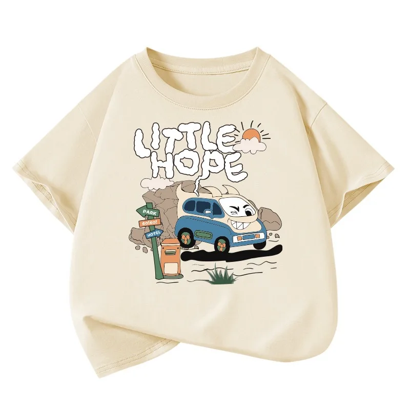 Kids Cartoon Car T-Shirt 6