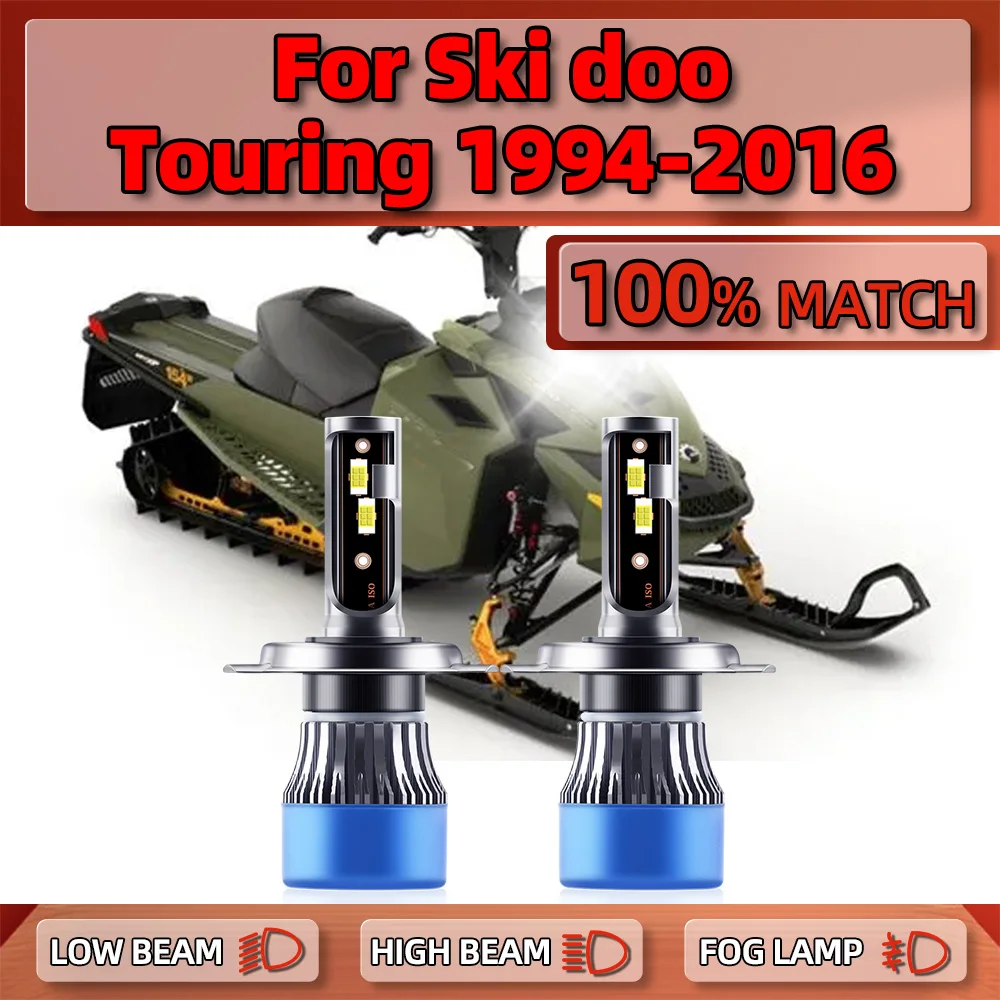 

LED Headlight Bulbs 20000LM CSP Chips Car Headlamps 6000K Turbo Lamps 12V For Ski doo Touring 1994-2011 2012 2013 2014 2015 2016