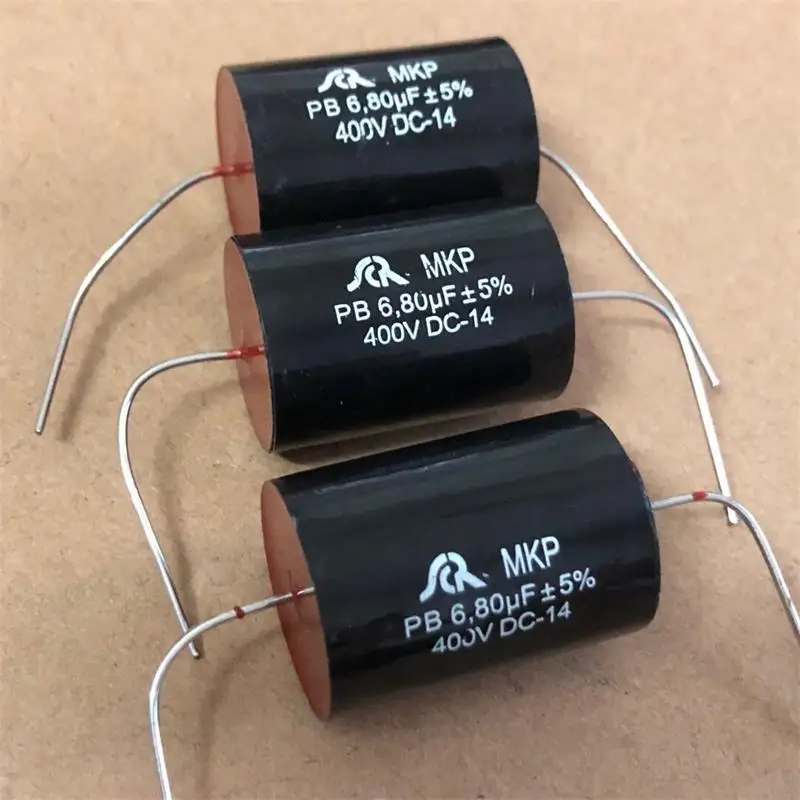 SCR MKP 6.8UF 400VDC Fever Axial Frequency Division Infinite Capacitor 1pcs price |