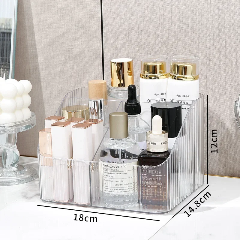 Plastic Makeup Bathroom Storage Box Cosmetic Bucket Desktop Make Up Jewelry Storage Case Sundries Table Container Organizer storage box,jewelry box,jewelry organizer,cosmetic storage box,makeup storage box,makeup organizer