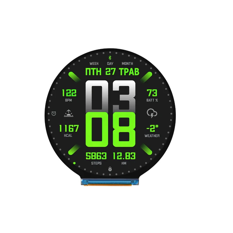 Waveshare ESP32-S3 2.8inch Round IPS LCD Display 480x480 Touch Option QMI8658 Sensor / MIC / SD MP3 Audio /HMI development board raspberry pi touch screen display For Arduino