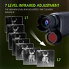 Monocular Night Vision Device 1080P HD Infrared 5x Digital Zoom Hunting Telescope Outdoor Day Night Dual Use 100% Darkness 300m 3