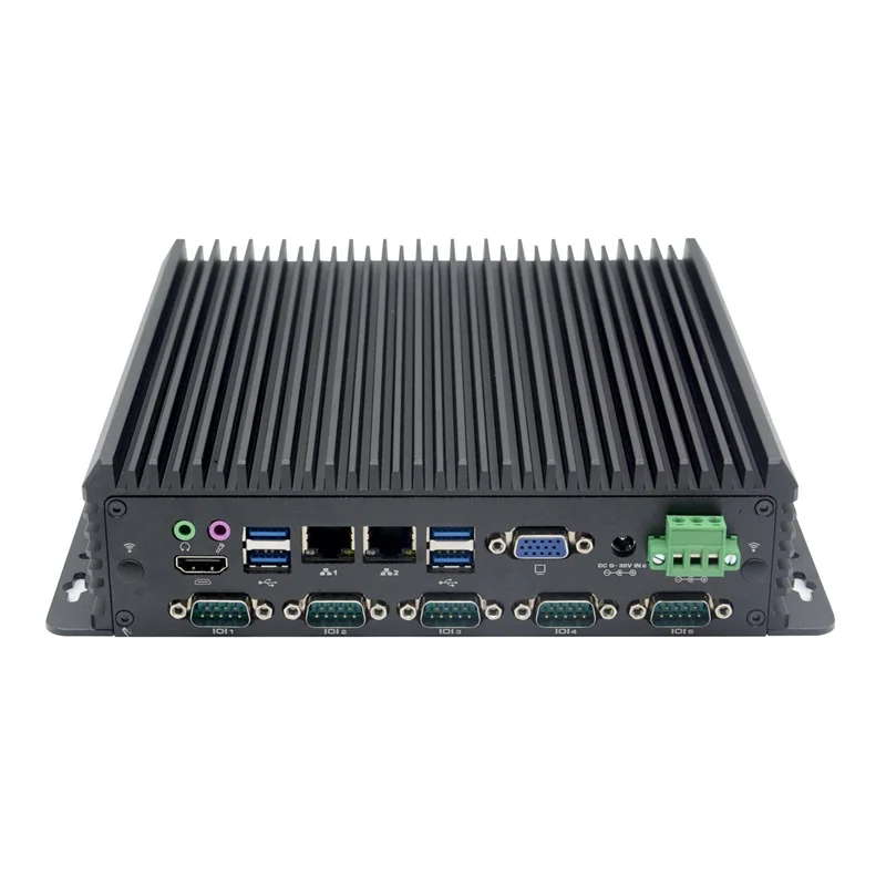 

Customizable Fanless Industrial Computer with 6/8/10th Core i3/i5/i7 U Processor, 6*COM,8*USB, Support 9~36V DC IN