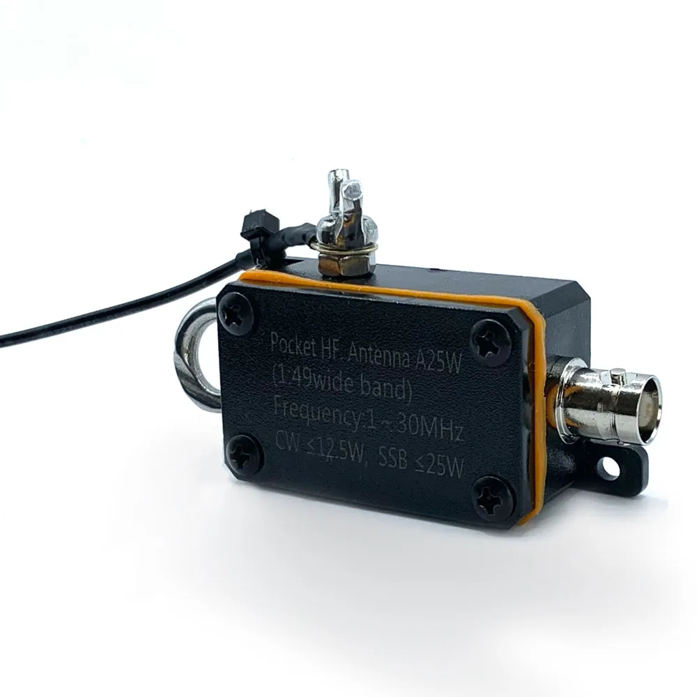 Pocket HF Antenna A25 1-30Mhz Shortwave Antenna Wideband End-fed Halfwave Antenn