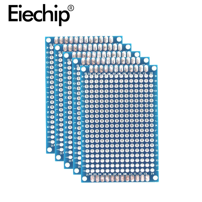 10pcs/lot 4x6cm Double Side PCB Board Universal Copper Prototype Board Experimental Development Plate DIY Electronic Soldering