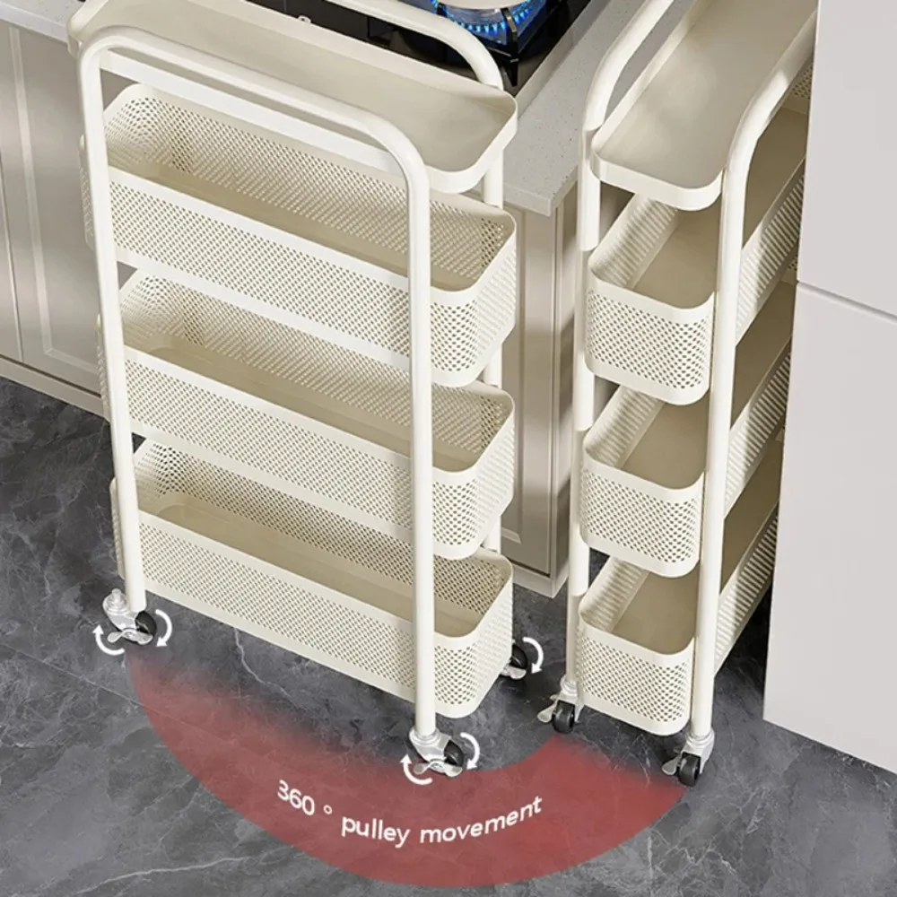 Kitchen Multi-Functional Storage Trolley
