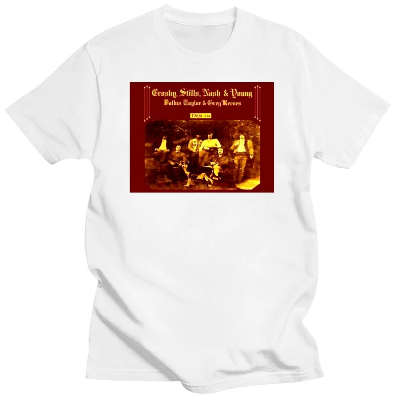 Crosby Stills Nash Young T Shirt Deja Vu