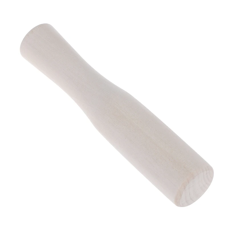 1PC Garlic Wood Grinding Rod Handheld Seasoning Mills Stick Kitchen Mortar Pestle Tools Set Wooden Garlic Handle Mortar