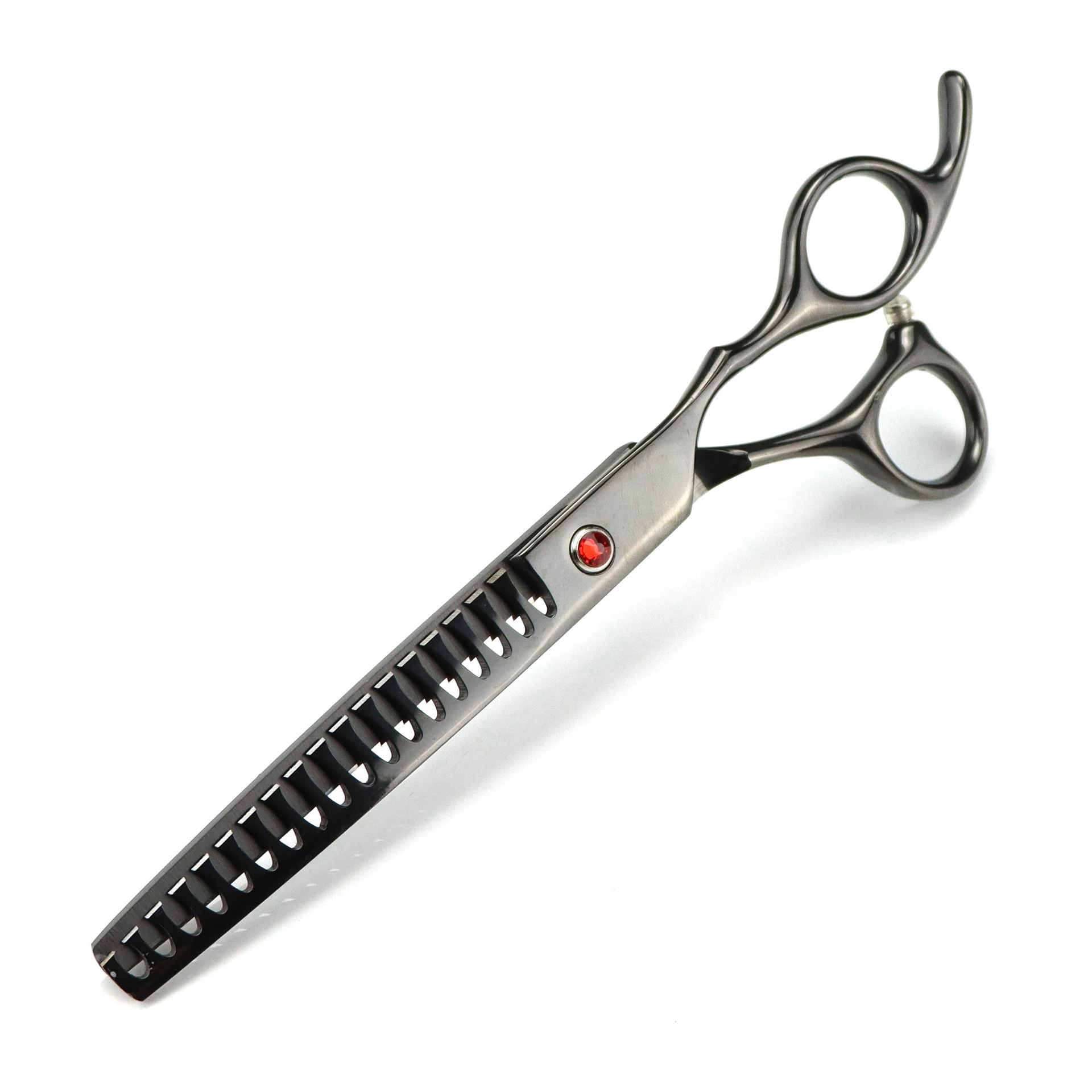 Dog Grooming Scissors Professional 7" Japan 440C Thinning Shears Dog Chunker Scissors Fishbone Teeth Puppy Shears