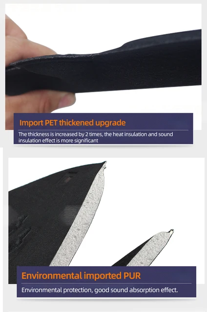 Copertura Isolante Cofano Motore Per VW Golf 6 - Antirumore E Anti Calore - Nero - Foto 10