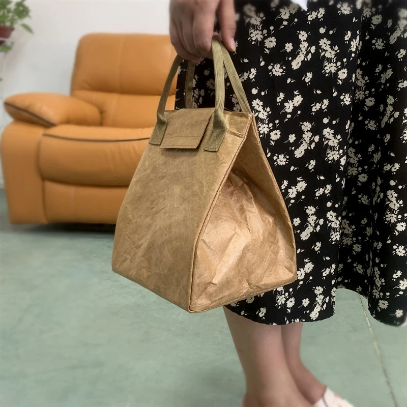 Lunch Bag Lunch Bag Waterproof Insulation Bag Lengthen and Thicken Aluminum Foil Japanese Handbag for Office Worker Student