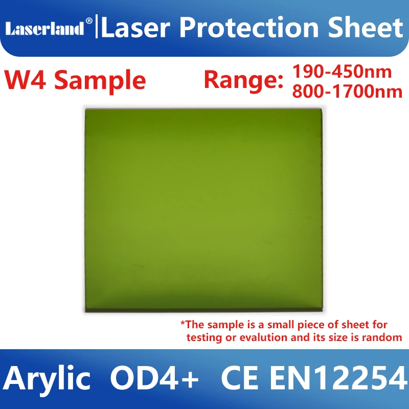 Laser Window Shield Industrial Grade Laser Window Sample Clear View 1064nm Protection Shield Sheet Acrylic Safety Screen