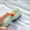 Multifunction Cleaning Shoe Brush Soft Automatic Liquid Shoe Brush Long Handle Clothes Soap Brush With Hook Clean Tool 5