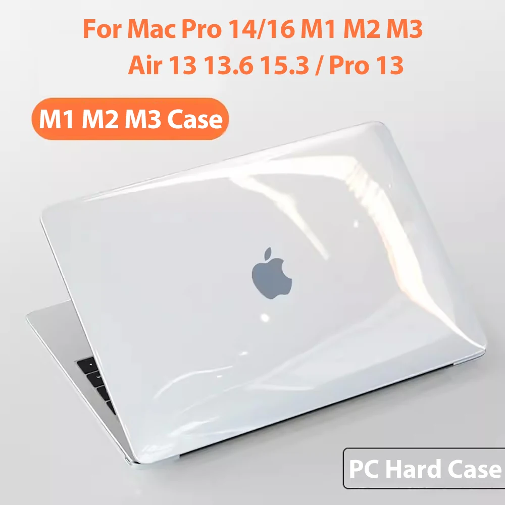 Laptop Cases for Macbook Pro 14 Case M2 M3 2023 Pro 16 Cover M1 Mac Book Air 13 Case 2025 13.6 Air 15.3 M4 Case 1