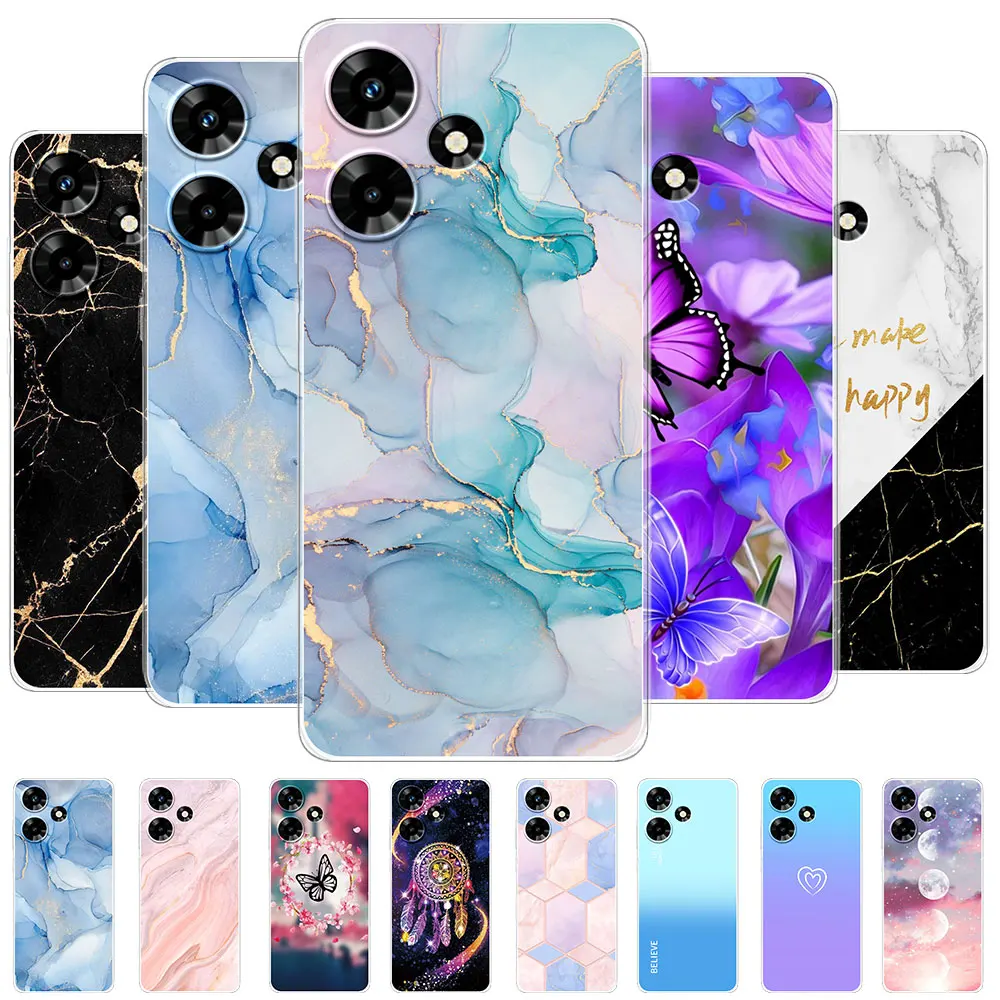 Per Infinix Hot 30 Custodia Trasparente In Silicone Morbido Tpu Cover Posteriore Per Infinix Hot 30I 30I Nfc Custodia Per Telefono Per Infinix Hot 30 
