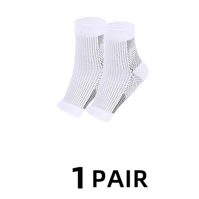 Men Women Sports Socks Foot Angel Anti Fatigue Outerdoor Compression Breatheable Foot Sleeve Support Socks Brace Sock 1 pairs