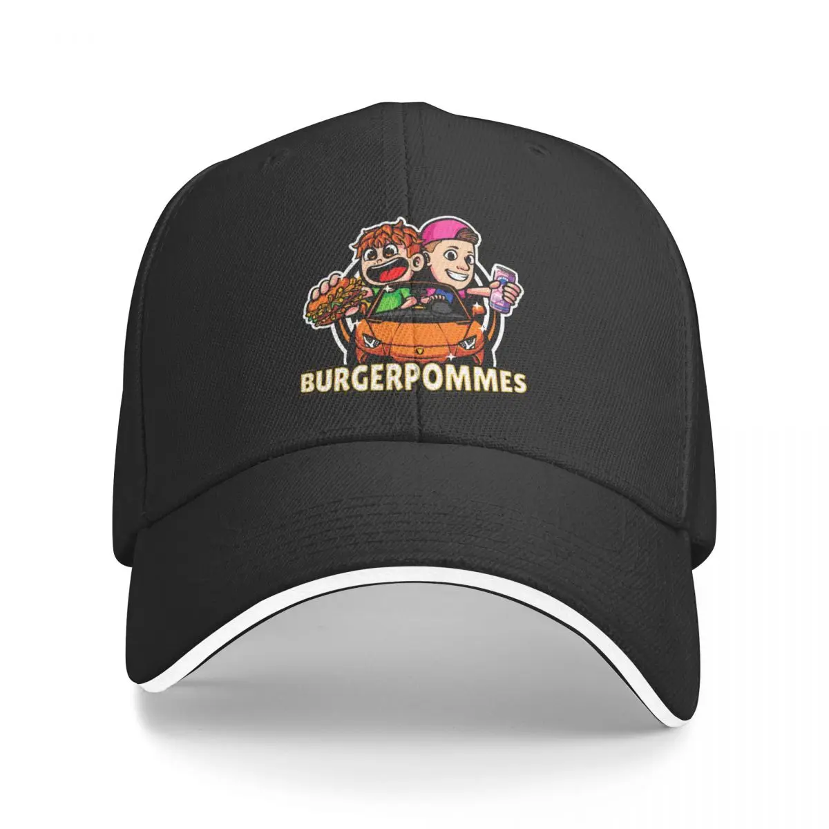 Burgerpommes ICrimax Cartoon Merchandise Unisex Casquette Snapback Hat Classic Formal Activities