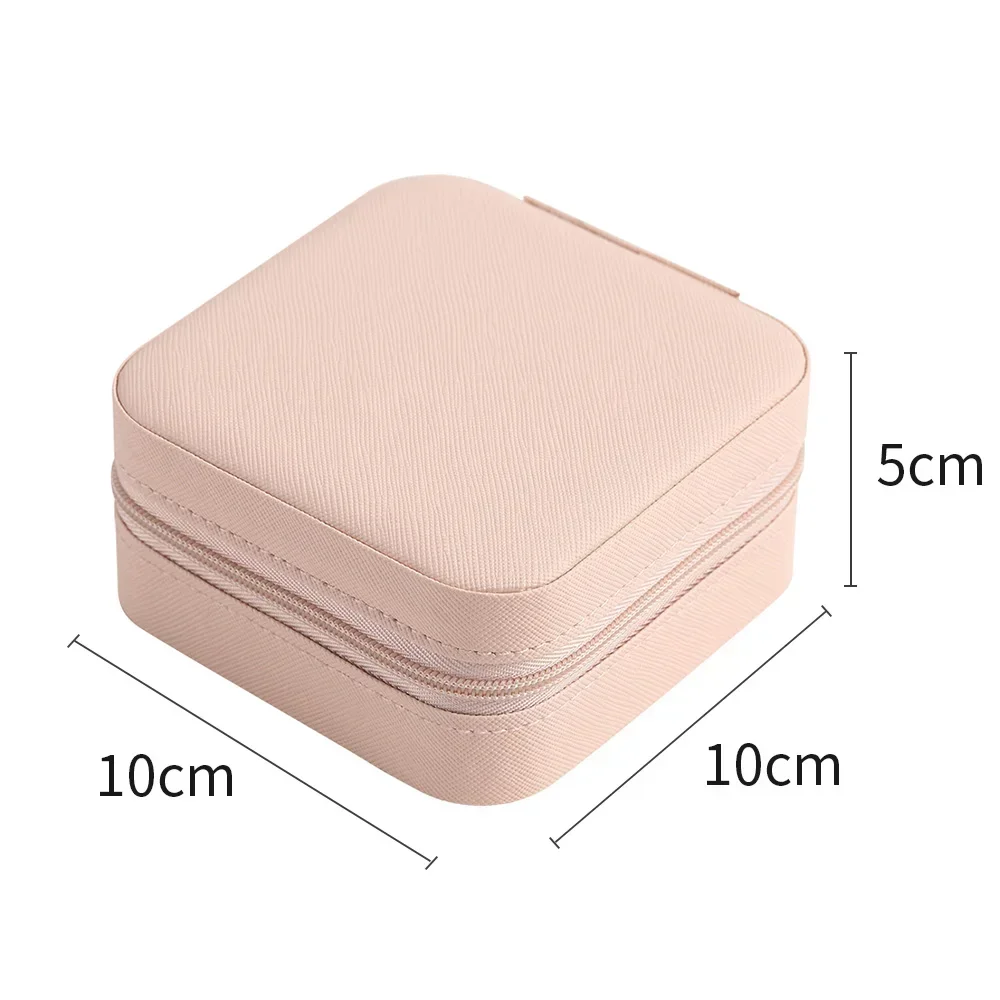Portable Leather Jewelry Organizer and Display Case
