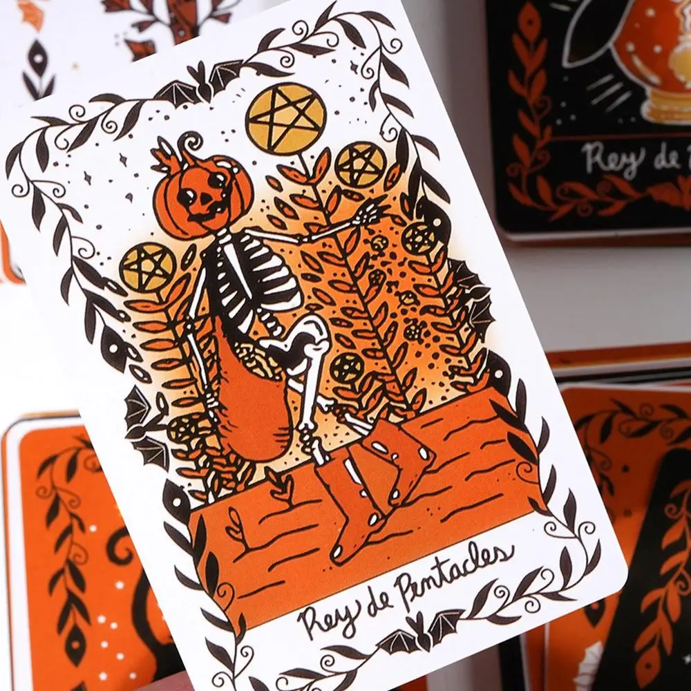 Happy Halloween Tarot Cards A 78 Oracle English Visions Divination Edition Deck Borad Playing Games 4