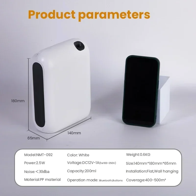 500m3 بلوتوث المنزل العطور ناشر رائحة معطّر الهواء...
