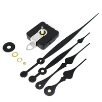 1 Set Silent Quartz Clock Movement 2 Pairs Long Axis and Short Axis Clock Mechanism with Manual Power Wall Clock Mechani 1