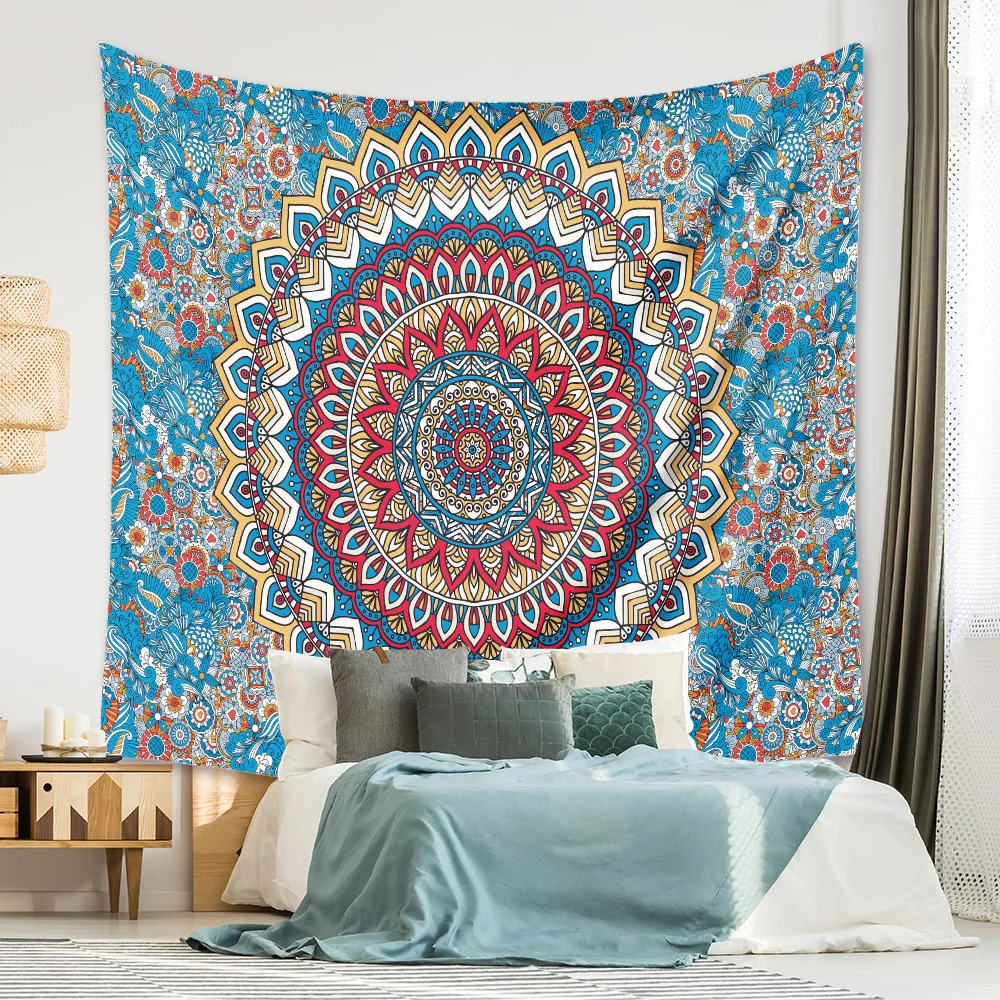 

Mandala Tapestry Boho Decor Wall Cloth Bedroom Tapestries Living Room Mandala Wall Carpet Wall Decoration Witchcraft Supplies