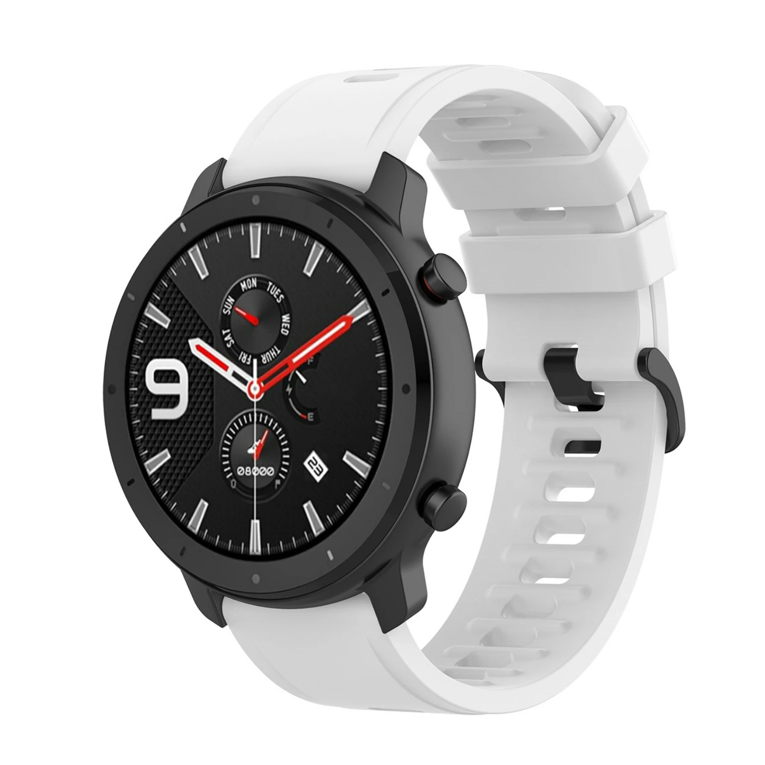 Versatile Silicone Watch Strap in Multiple Sizes