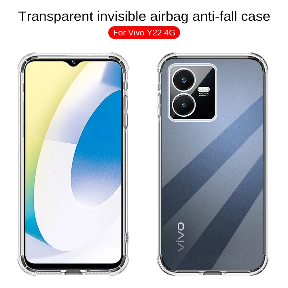 For Funda Vivo Y22S Case Soft Silicone Marble Back Cover Phone Cases for  Vivo Y22 Y 22 Case VivoY22s Coque - AliExpress