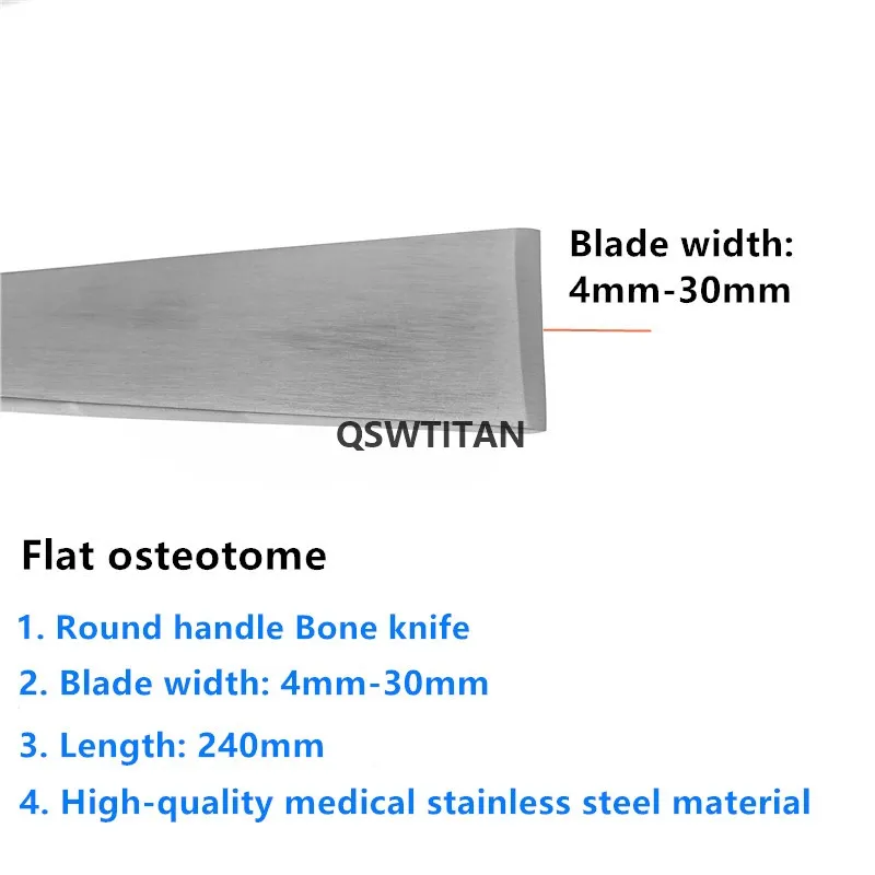 1PCS Bone Osteotomes 4-24mm Veterinary Orthopedics Surgical Instruments veterinary surgical instruments,orthopedic instruments