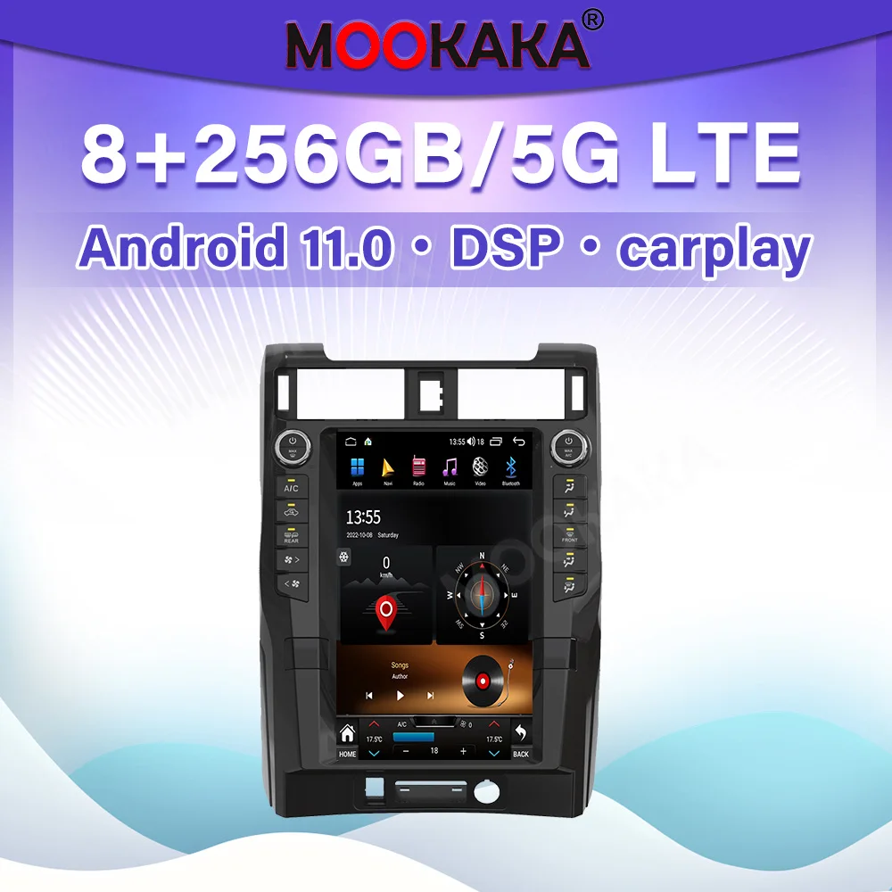 

15.6 inches For Toyota 4Runner 2010 - 2022 Android 12 Car Multimedid player Auto Radio GPS Navigation Audio Stereo