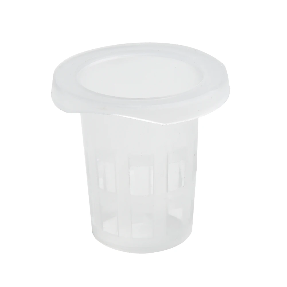 

100X Vegetable Net Cup Slotted Mesh Soilless Culture Vegetables Pots Hydroponic Vegetable Net Cups 2020 New Arrival For Home
