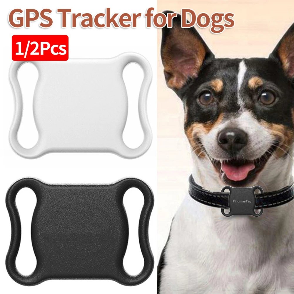 1/2Pcs GPS Tracker Dogs Pet GPS Location Tracker Bluetooth-Compatible Locator Real-Time Global Location APP Track bluetooth tracker smart tracker magnetic tracker