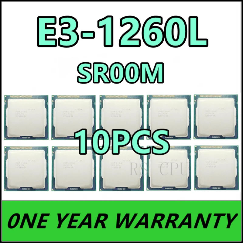 

10pcs E3-1260L E3 1260L E3 1260 L SR00M 2.4 GHz Quad-Core Eight-Thread 45W CPU Processor LGA 1155