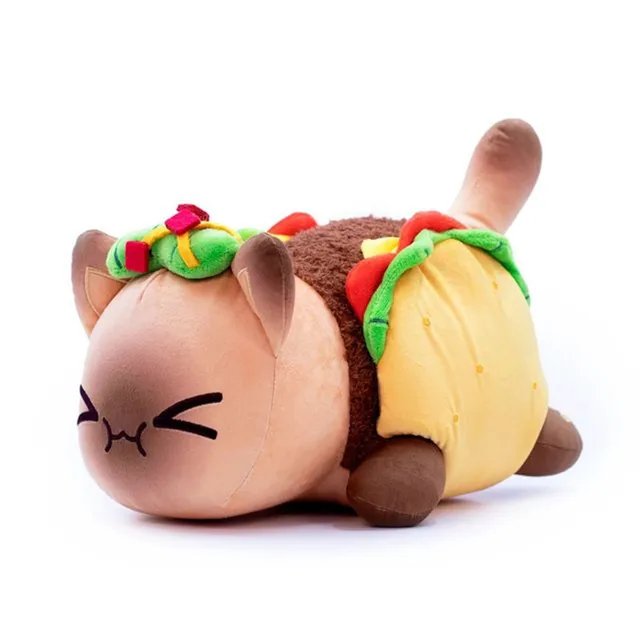 Meows Aphmau Plush Doll Coke French Fries Burgers Bread Sandwiches Food Cat Plushie Sleeping Pillow Children's Christmas Gifts