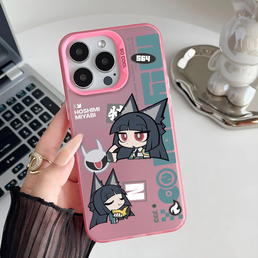 Miyabi Hoshimi Anti-Fall Matte Phone Case - Zenless Zone Zero Collection