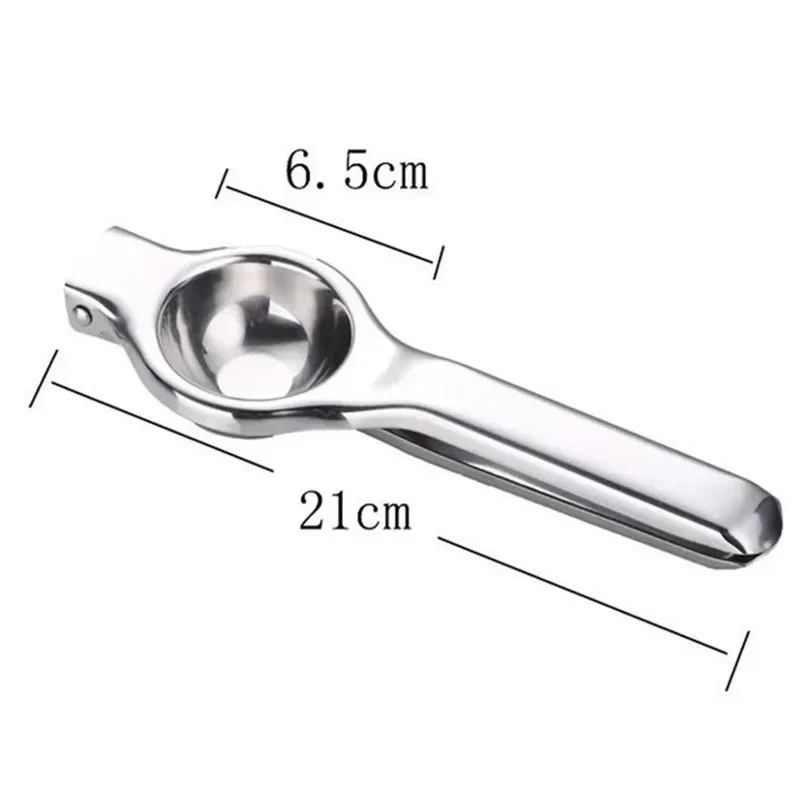 Stainless Steel Manual Juicer Kitchen Multifunctional Accessories Processor Household Lemon Clip Fruit Pressing Lemon Squeezer