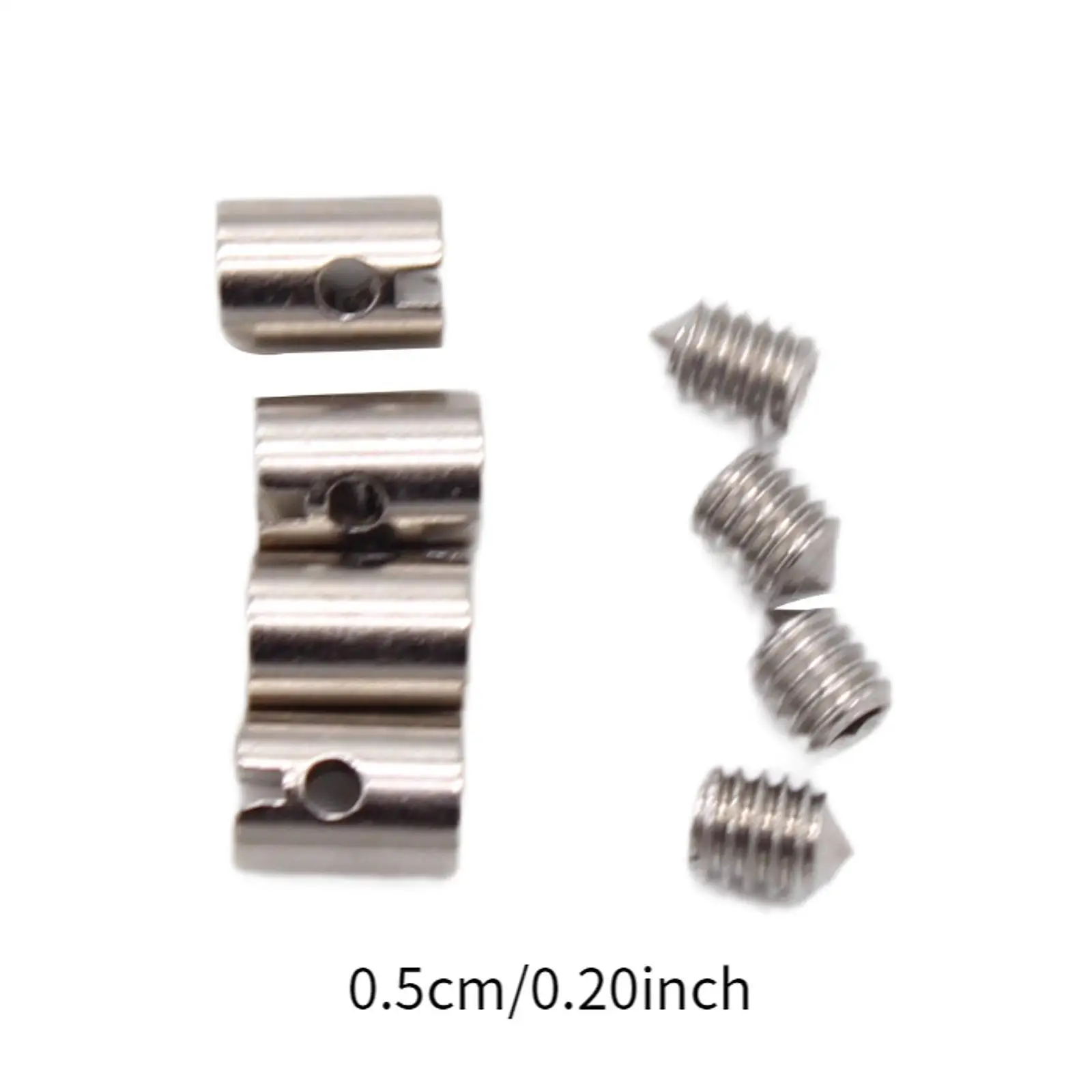 4 Set Throttle Cable Ends Solderless Cable Nipples for Lawn Mower