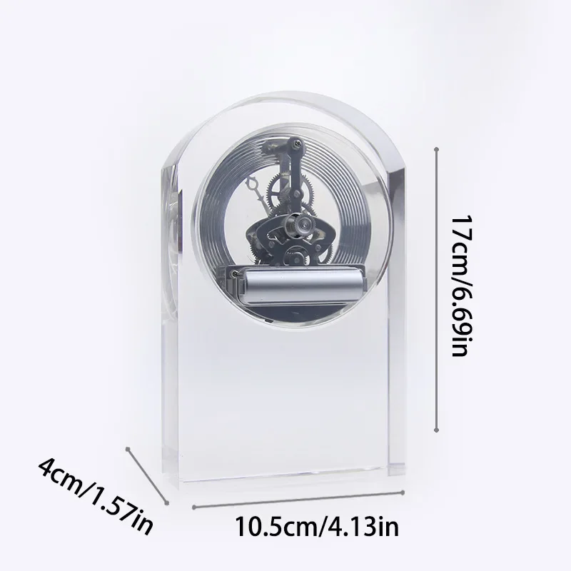Description Picture 2 of itemLuxury Crystal Table Clock Creative Nordic Desk Clocks Silent Bedside Living Room Bedroom Aesthetic Table Decoration Accessories