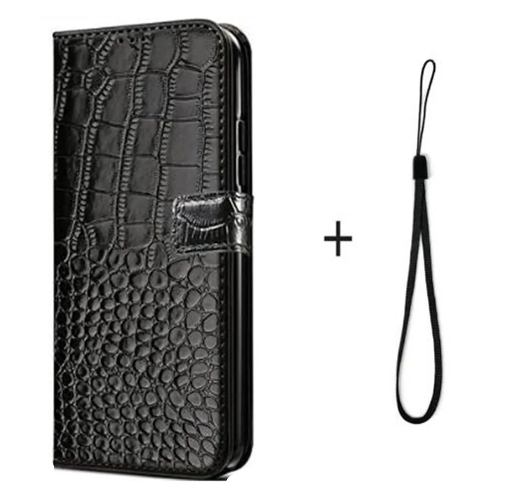 Elegant Magnetic Flip Leather Wallet Case - Premium Shockproof Back Cover