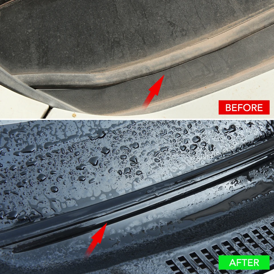 Tira De Sellado De Goma Para Parabrisas De Coche - 1 A 2 Metros, Reduce Ruido Y Entrada De Agua/polvo