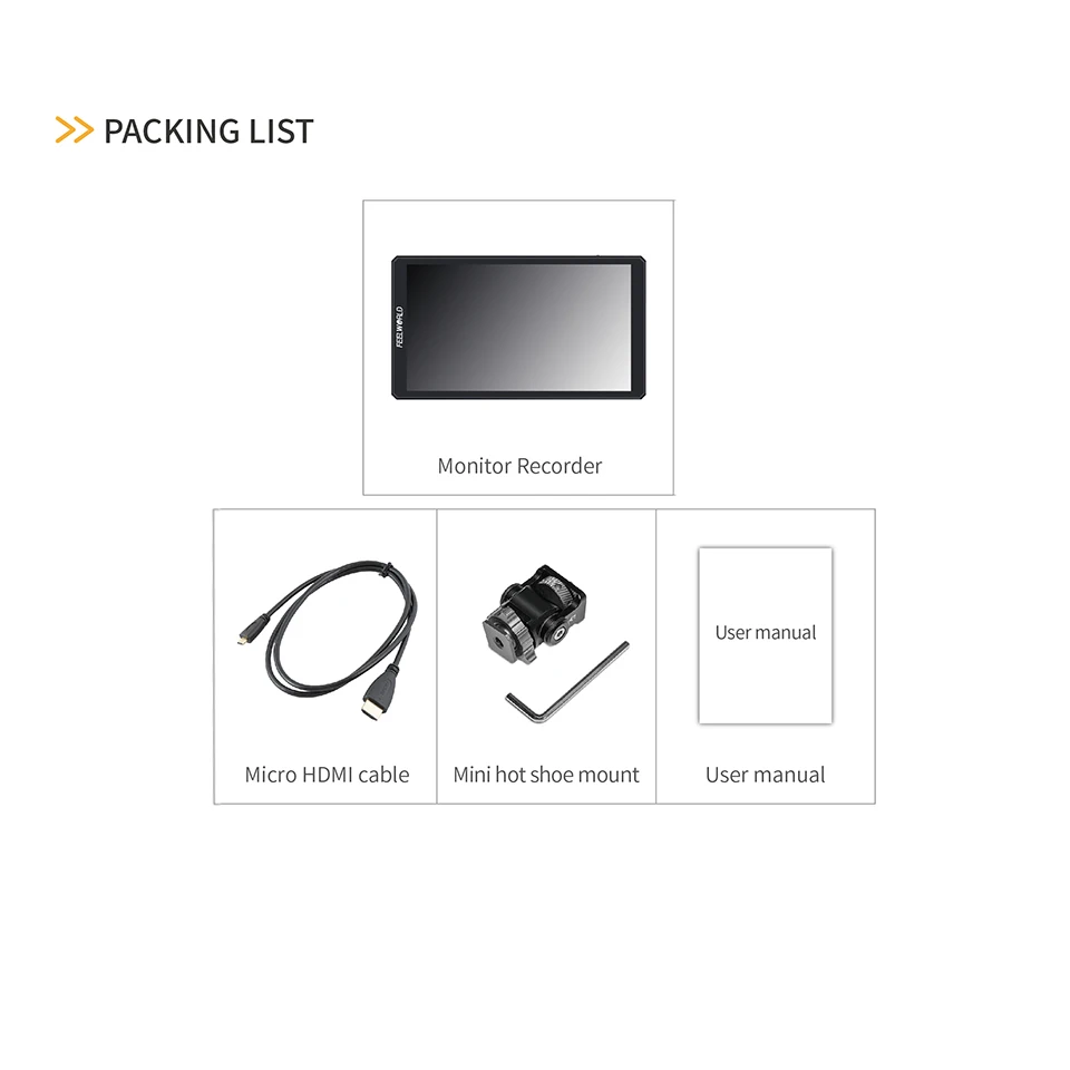 FEELWORLD CUT6 CUT6s 6" Touch Screen Video Monitor Recorder FHD Monitor Support IPS 4K HDMI-compatible 1920x1080 3D LUT