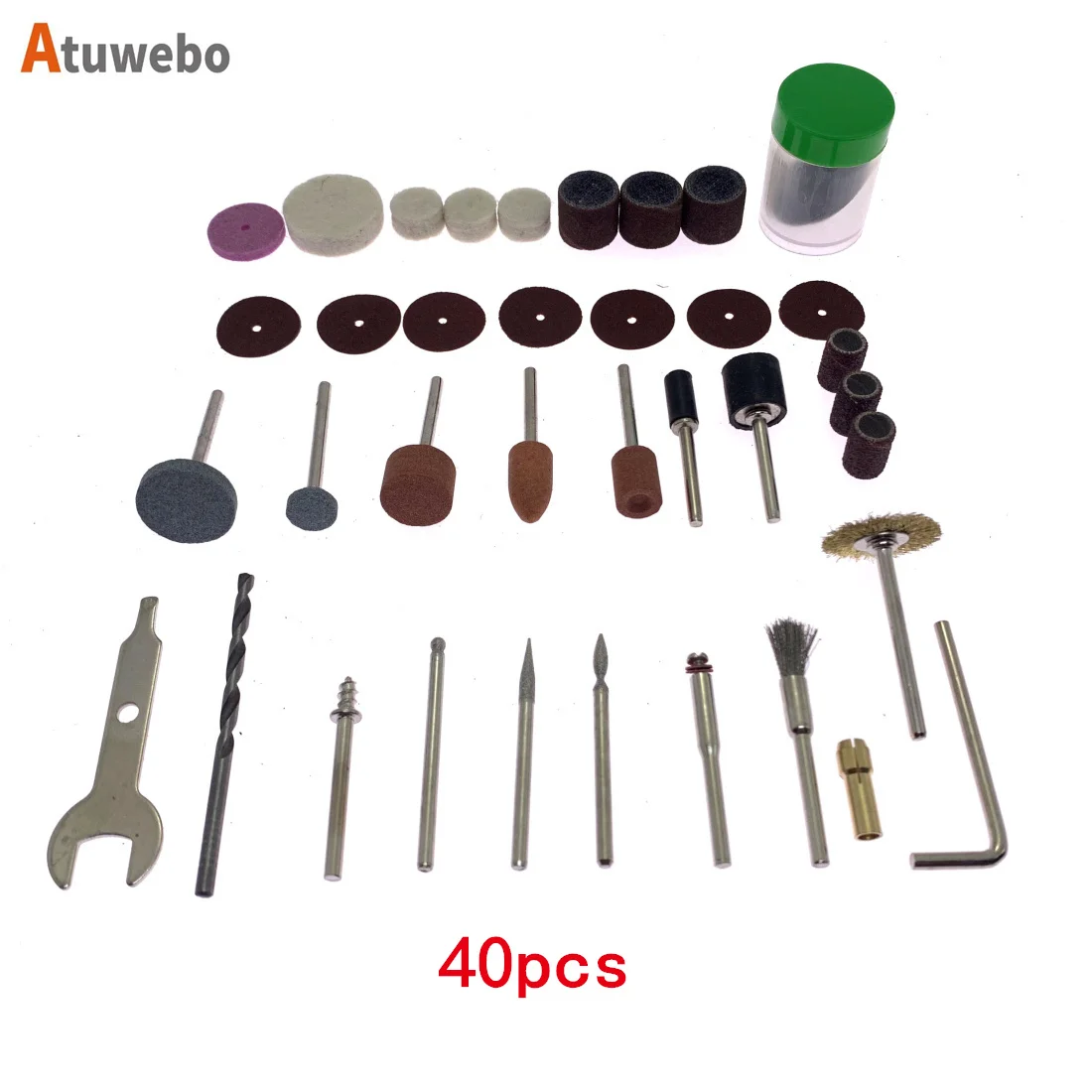 

40pcs Electric Grinder Tool Polish Wheel Diamond Cutting Disc Saw Blade Sand Bands Mini Drill Engraving for Dremel Rotary Tools