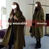 Autumn Winter New Arrival Thickened Plus Size Korean Style Woolen Jacket For Women Loose-Fit Medium-Length Women's Clothing