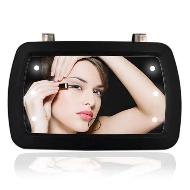 1 pièce Pare-Soleil Voiture Miroir De Maquillage Avec Clip, Mode en ligne