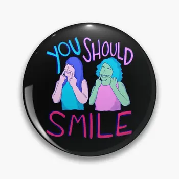 완벽한 레트로 브로드 시티 빈티지 애비 앤 소프트 단추 핀, 주얼리 라펠 핀, 재미있는 금속 칼라 브로치, 연인 패션 배지 모자