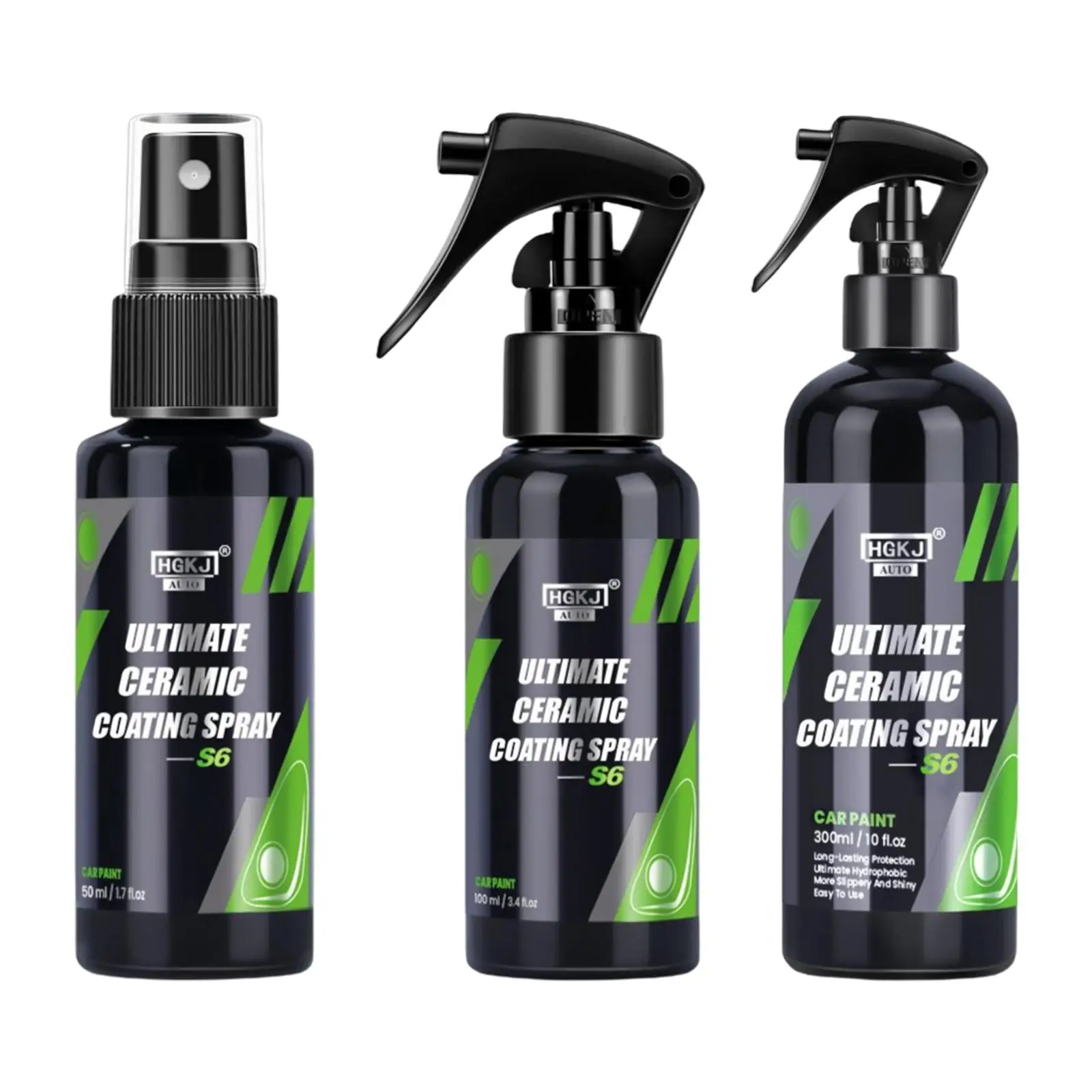 300ml Car Ceramic Coating Spray Hydrophobic Anti Scratch Wax Polish Protection Waterproof UV Protection Nano Car Top Coat Polish