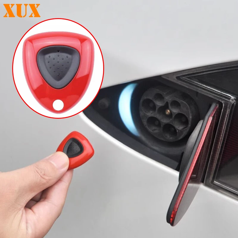 Пульт дистанционного управления для двери Tesla Model 3 Y, крышка зарядного порта, чип дистанционного управления для двери автомобиля, пульт дистанционного управления