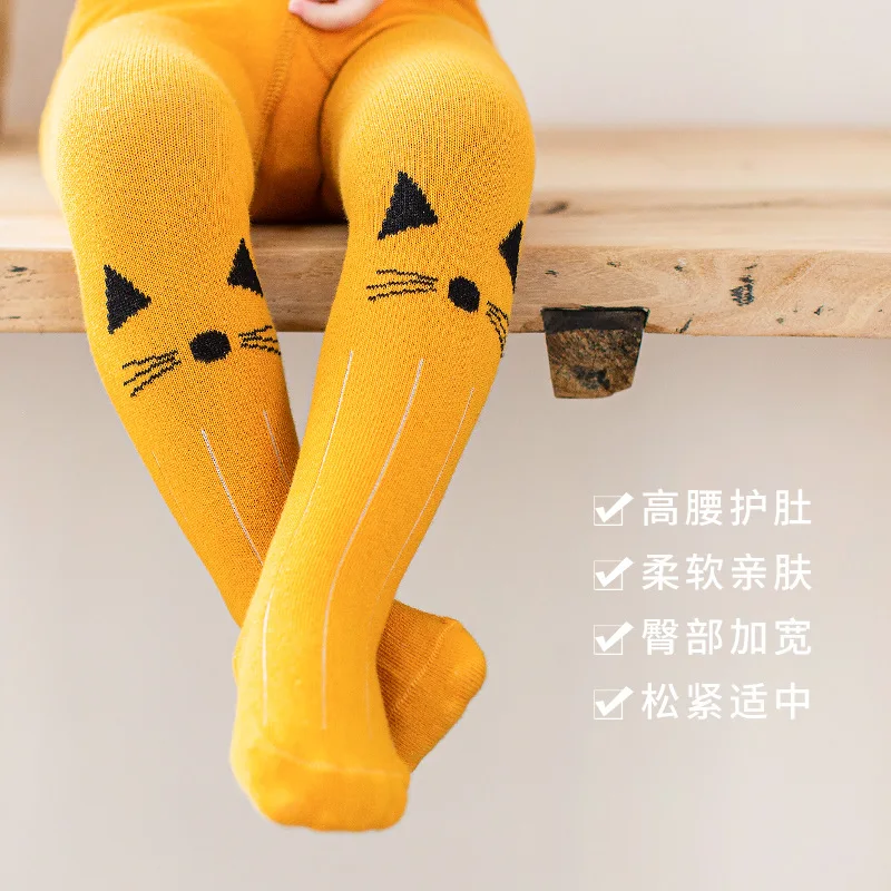 Children's Pantyhose Spring Summer Baby Leggings Cotton Tights for Kids Cartoon Cute Girls Stocking Toddler Accesorios