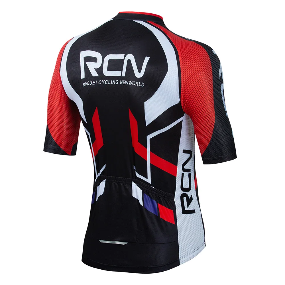 Summer Pro Team Rcn Cycling Jersey Set 19D Bike Shorts Set MTB Mens Short Sleeve Bicycle Shirts