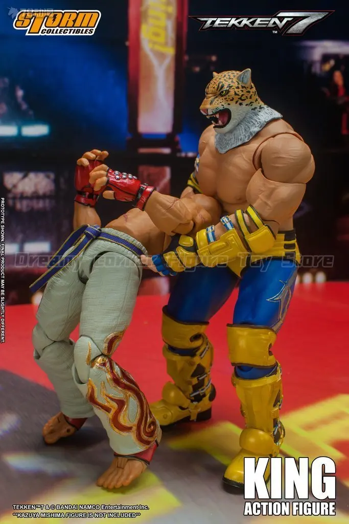 In Stock】Original STORM COLLECTIBLES Tekken KING 1/12 Action Doll
